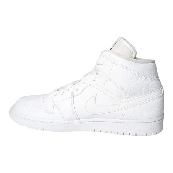 NIKE Air Jordan 1 Mid 'White Snakeskin" Size 10.5 - Picture 7 of 10